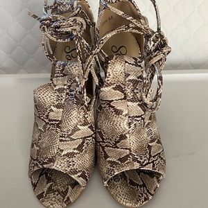 Miss Lola Peep Toe Booties